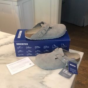 Brand new gray Birkenstocks size 36